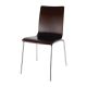 Bolero Square Back Sidechair Dark Chocolate Finish (Pack of 4) GR343