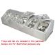Commercial Stainless Steel Bain Marie Bench Top Gn Tray Condiment Holder 9X1/6