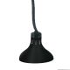 Pull Down Heat Lamp Black 290mm Round HYWCL14