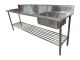 2400 X 600mm Single Bowl Kitchen Sink #304 Stainless Steel