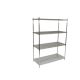 610 X 1060 X 1800 Cool Room Stainless Steel Wire Shelf Shelves W/Wheels Castors