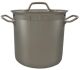 17L Stainless Steel Stock Pot With Forged Triple Bottom. Induction Able