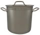 12L Stainless Steel Stock Pot With Forged Triple Bottom. Induction Able