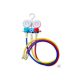 Gauges 2 Two Way Manifolds Set Refrigeration Air Conditioner