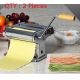 2X 150mm Home Noodle Pasta Maker Cutter Machine Manual Dough Roller