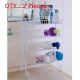 2X Brand New 3 Tier Metal Storage Bathroom Kitchen Shelf Organiser