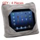 4X Brand New Portable 3 In 1 Gogo Pillow Travel Ipad Tablet Cover Mount Silver