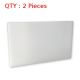 2 New Premium Heavy Duty Plastic White Pe Cutting / Chopping Board 610X610X25mm
