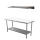 New 1200X390mm #430 Grade Stainless Steel Bbq Narrow Work Bench ,1Xwallshelf
