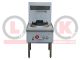 Lkk:1 Burner Waterless Gas Wok Table Chimney - LKK-1BC