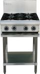 Lkk:4 Gas Open Burners With Legs - LKKOB4D