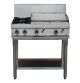 Lkk:2 Gas Open Burner + 600mm Gas Griddle With Legs - LKKOB6B