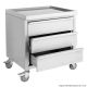 Fed Mobile Work Stand With 3 Drawers MDS-6-700