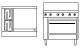 Goldstein 915mm Ranges - 2 Radiant Plates With Griddle Electric - 711mm Static Oven Pe-2R-24G-28