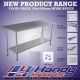 Stainless Steel 1500 X 390mm #304 Bench W/ Splash Back