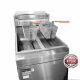 RC400TELPG - Superfast LPG Gas Tube Twin Vat Fryer