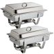 Olympia (Pack of 2) Milan Chafing Dish Twin Pack S300