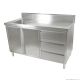 Cabinet With Left Sink SC-6-1500L-H