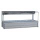 Roband Square Glass Refrigerated Display Bar - Piped And Foamed Only (No Motor), 12 Pans SFX26RD