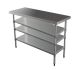 New 1200X390mm #430 Grade Stainless Steel Bbq Narrow Work Bench ,3Xundershelf