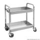 YC-102D - Stainless Steel Trolley With 2 Shelves