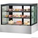 SSU150-2XB Black Trim Square Glass Cake Display 2 Shelves 1500X700X1100
