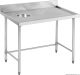 High Quality Stainless Steel Bench With Splashback - SWCB-7-1200L