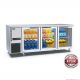 Large Three 3 Triple Glass Door Workbench Fridge - TL1800TNG-3D