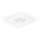 Vogue Polycarbonate 1/6 Gastronorm Lid Notched U254