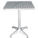 Bolero Square Bistro Table Stainless Steel 600mm U427