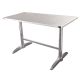 Bolero Double Pedestal Table Rectangular 600mm U432