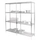 Vogue (Pack of 2) Chrome Wire Shelves 1220x457mm Pack of 2 U890