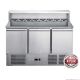 Fed-X Three Door Salad Prep Fridge With Marble Top XGNS1300E