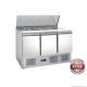 Fed-X Three Door Salad Prep Fridge XGNS1300S