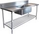 1800 X 700mm Single Bowl Kitchen Sink #304 Stainless Steel