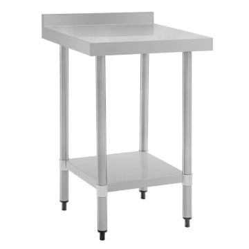 Commercial 800x800  Stainless Steel Table Food Grade Work Splashback Bench 0800-8-WBB HY