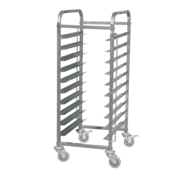 Bakery Trolley 10 Level Suits Tray Size 46X66cm & 46X33cm. Capacity 10 Or 20 Trays Respectively