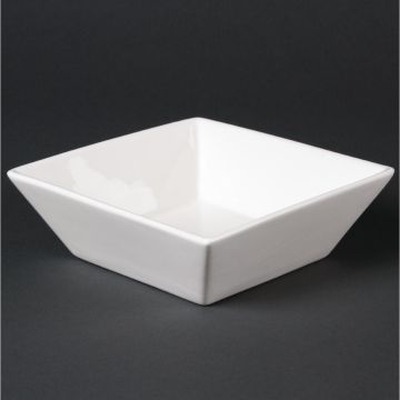Lumina Fine China (Pack of 6) Square Bowls 140mm CD639