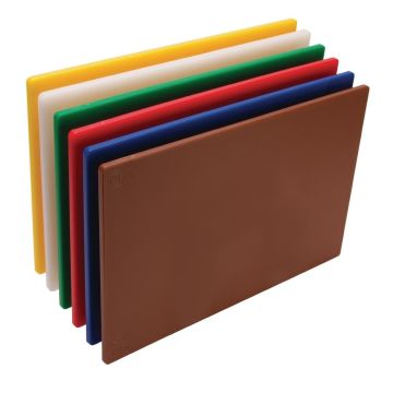 Hygiplas Standard Low Density Chopping Board Set 6pk W356