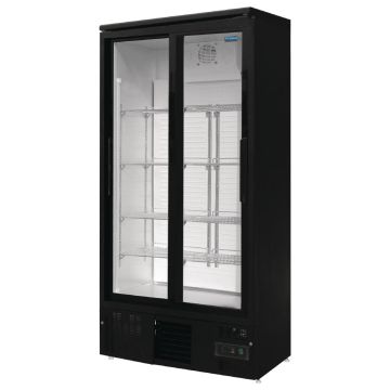 Polar Upright Back Bar Cooler Double Sliding Doors GJ448-A