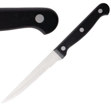 Olympia (Pack of 12) Steak Knife Black Handle C134