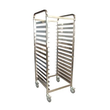 10 Level Bakery Trolley Suits Tray Size 40X60cm. Capacity 10 Trays. Deal Includes 10 Trays