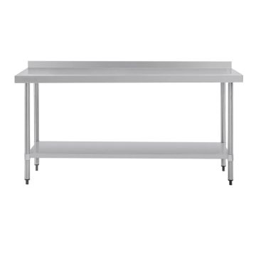 Narrow 1800x400 Stainless Steel Food Grade Work Bench Splashback 1800-4-WBB HY