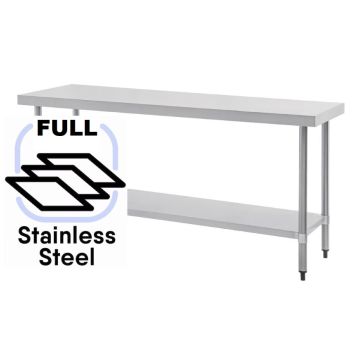 Commercial 1800x800 FULL Stainless Steel Table Food Grade Work Bench 1800-8-WBS HY