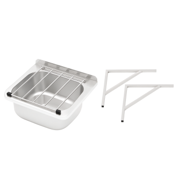 Modular Systems Commercial Stainless Steel Mop / Cleaning Sink - HCS-AB
