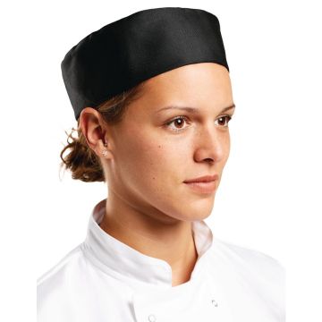 Whites Chefs Skull Cap Black M A206-M