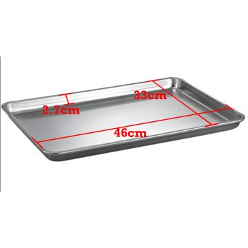 33X46cm Aluminium Oven Baking Pan Cooking Tray For Bakers Gastronorm Trolley