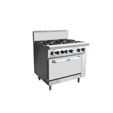 COOKRITE 6 Burners With Oven LPG AT80G6B-O LPG