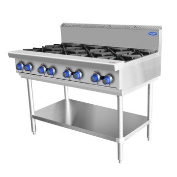 COOKRITE 8 Burner Cook Top LPG AT80G8B-F LPG