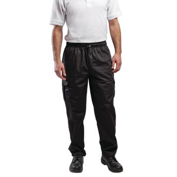 Le Chef Combat Pants Black M B243-M